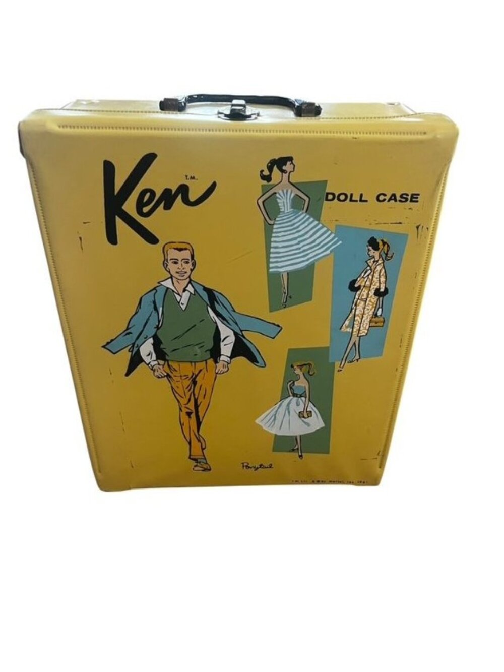 Vintage Mattel 1961 Ken Doll Case